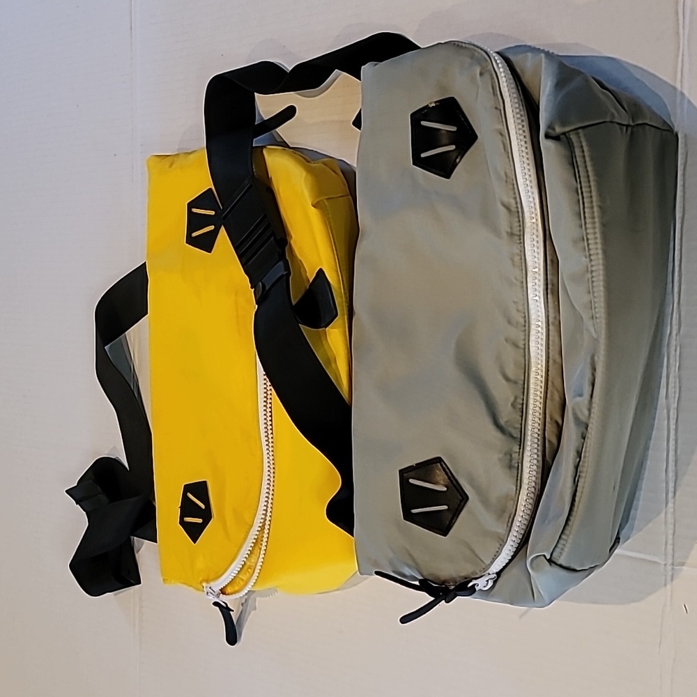 Nylon Messenger Bag-YELLOW